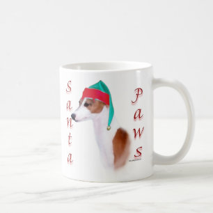 Caneca De Café Papais noeis De Greyhound Paws Mug
