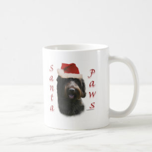 Caneca De Café Papais noeis de Griffon com Ponteiro por Fio