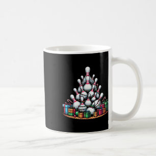 Caneca De Café Papais noeis de Iluminação do Xmas boliches Bolich