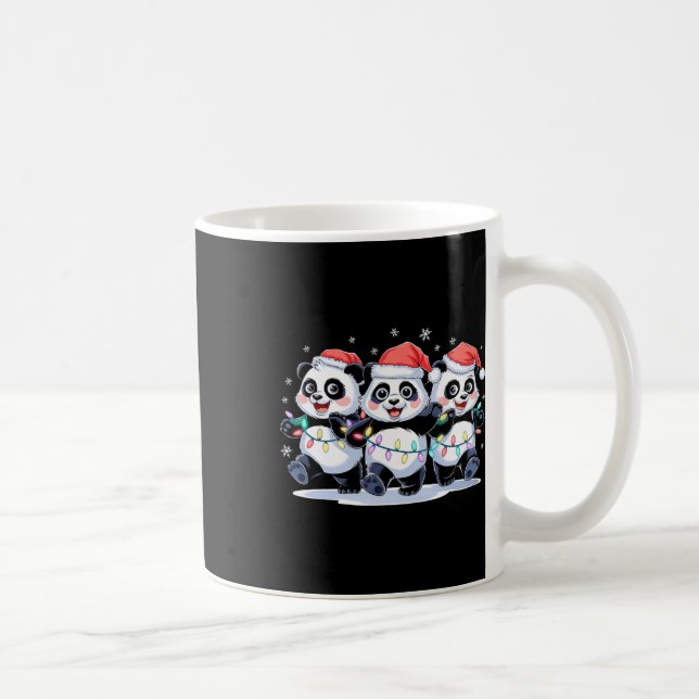 Caneca De Café Papais noeis De Natal Engraçados Reindeer Papais n (Direita)