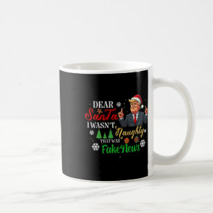 Caneca De Café Papais noeis de Natal Notícias falsas Engraçadas X