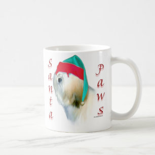 Caneca De Café Papais noeis do Apso Lhasa