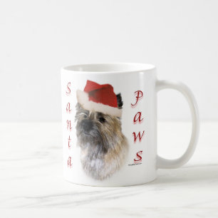 Caneca De Café Papais noeis do Cairn Terrier