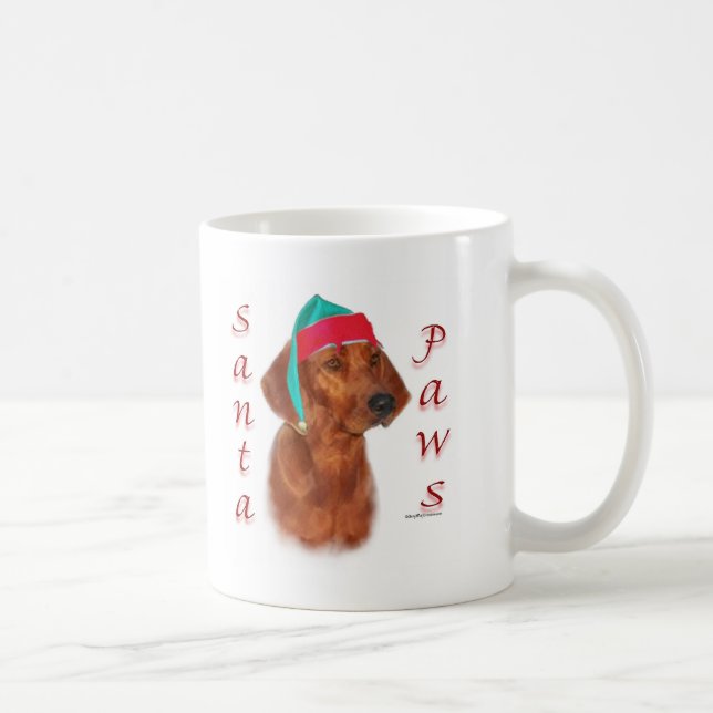 Caneca De Café Papais noeis do Red bone Coonhound (Direita)