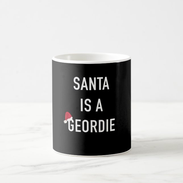 Caneca De Café Papais noeis É Um Geordie (Centro)