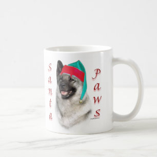 Caneca De Café Papais noeis Elkhound Paws
