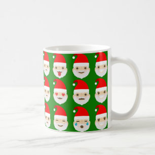 Caneca De Café papais noeis emoji emoticons