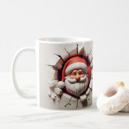Caneca De Café Papais noeis Engraçados - Passando pelas Férias