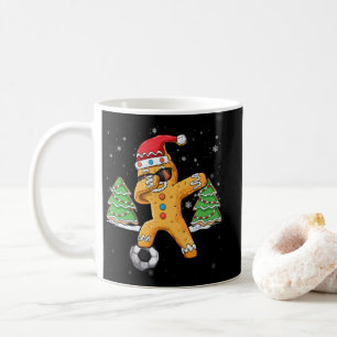 Caneca De Café Papais noeis esportivos de pão de Natal