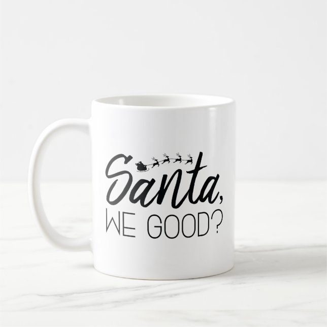 Caneca De Café Papais noeis, Estamos Bem? (Esquerda)