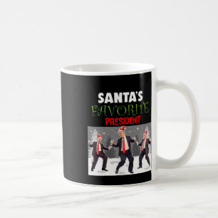 Caneca De Café Papais noeis Favoritos Papais noeis Trump Dance En