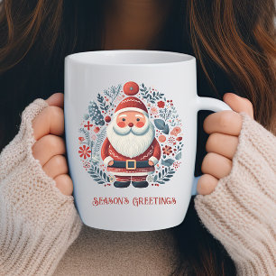 Caneca De Café Papais noeis Feriado Mug