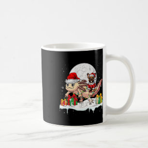 Caneca De Café Papais noeis Franceses Bulldog Andando Axolotl Own
