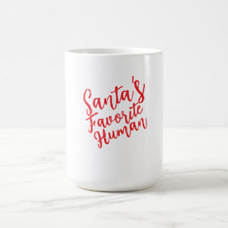Caneca De Café Papais noeis humanos favoritos | Café de Natal bon