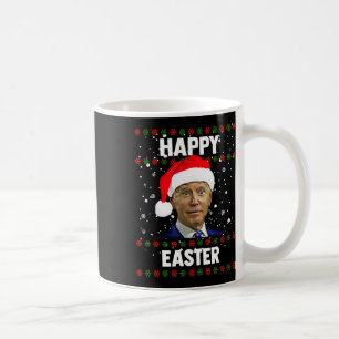 Caneca De Café Papais noeis Joe Biden Felz pascoa Suor de Natal F
