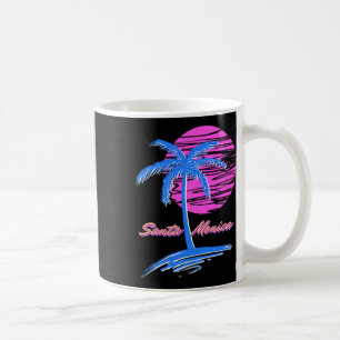 Caneca De Café Papais noeis Monica Beach Ulun 80s Estética Vaporw
