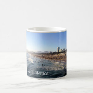 Caneca De Café Papais noeis Monica - Estados Unidos -