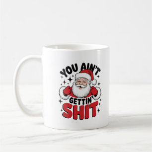 Caneca De Café "Papais noeis Não Imprimidos" Bah Humbug