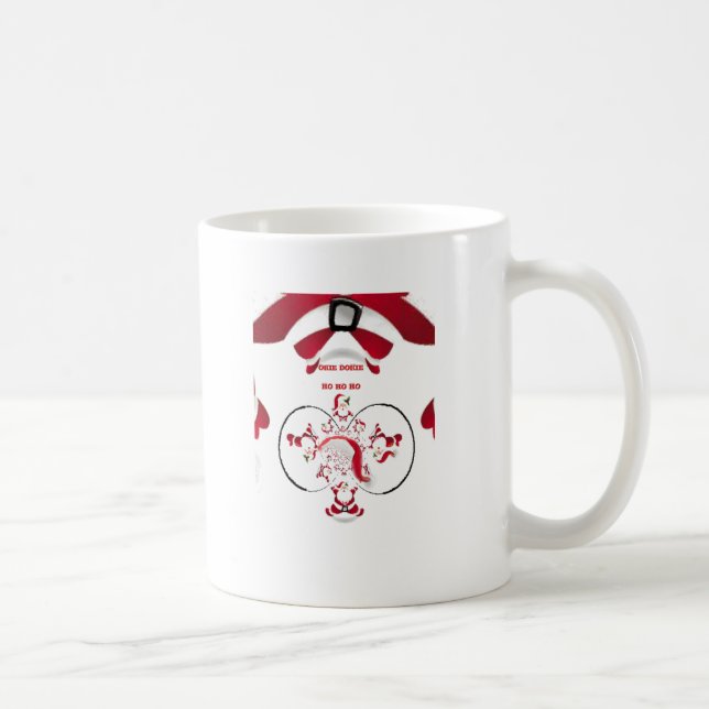 Caneca De Café Papais noeis Oki Dokie! (Direita)