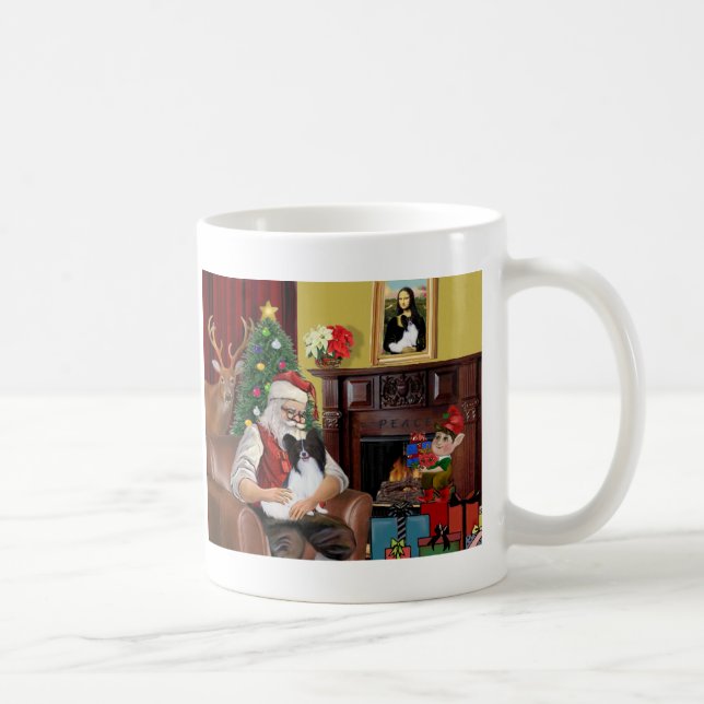 Caneca De Café Papais noeis Papillon (Direita)