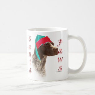 Caneca De Café Papais noeis para ponteiros curtos alemães