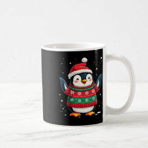 Caneca De Café Papais noeis Pinguins de Natal