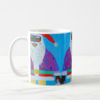 Caneca De Café Papais noeis Pretos Whimsic