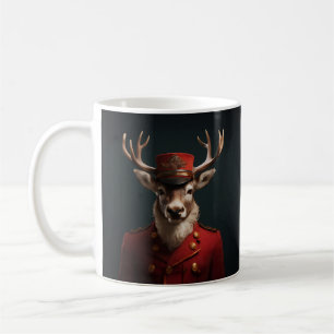 Caneca De Café Papais noeis Reindeer