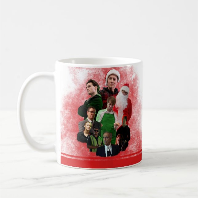 Caneca De Café Papais noeis Secretos Filme de Natal/Elefante Bran (Esquerda)