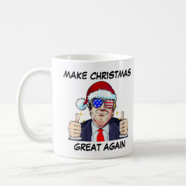 Caneca De Café Papais noeis Trump Fazem Excelente De Natal Novame
