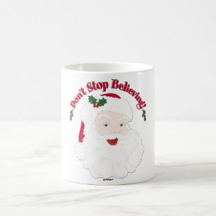 Caneca De Café Papais noeis Vintage não param de acreditar!