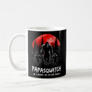 Caneca De Café Papasquatch Como Um Vovô Muito Mais Escamudo