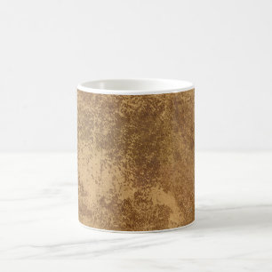 Caneca De Café Papel abstrato do ouro
