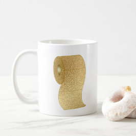 Caneca De Café Papel de Banheiro Engraçado de Distância Social