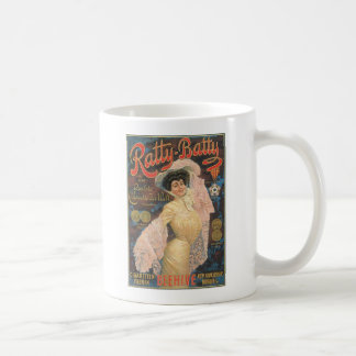 Caneca De Café Papel de Cigarro Ratty Batty 1910