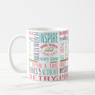 Caneca De Café Papel de Livro de Escrapbook de Artes do Metrô de