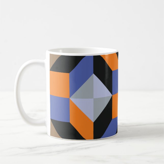 Caneca De Café Papel de parede abstrato Creative Design (Esquerda)