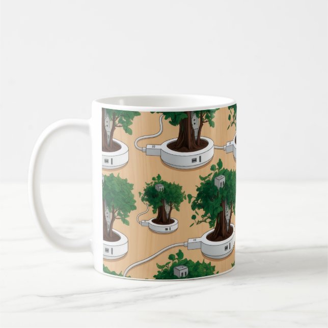 Caneca De Café Papel de parede criativo (Esquerda)