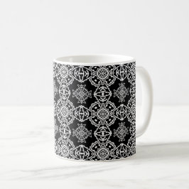Caneca De Café Papel de Parede Cruz Mosaico