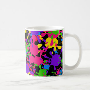 Caneca De Café Papel de parede do Splatter
