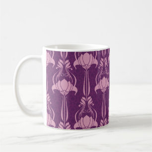 Caneca De Café Papel de parede flexível - Design violeta rosa