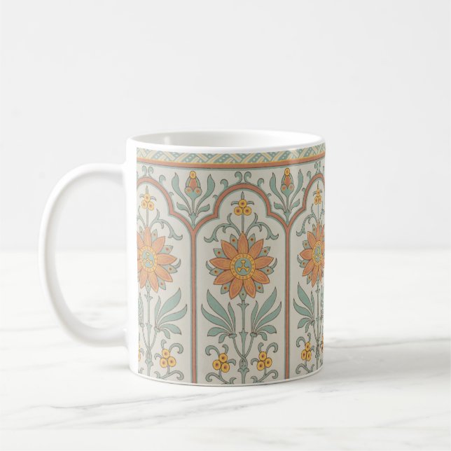 Caneca De Café Papel de Parede Floral Zen Chinesice Japonês (Esquerda)