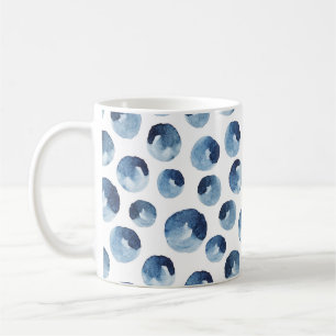 Caneca De Café Papel de parede sem costura com aquarela desenhada