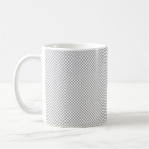 Caneca De Café Papel de Presente Cinza com Padrão de Natal Modern