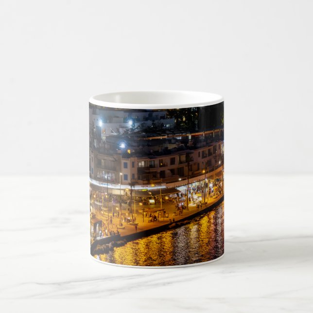 Caneca De Café Paphos marcenos à noite, vista de drones (Centro)