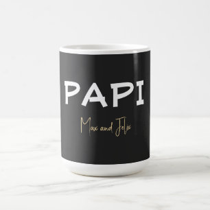 Caneca De Café PAPI, nomes de crianças