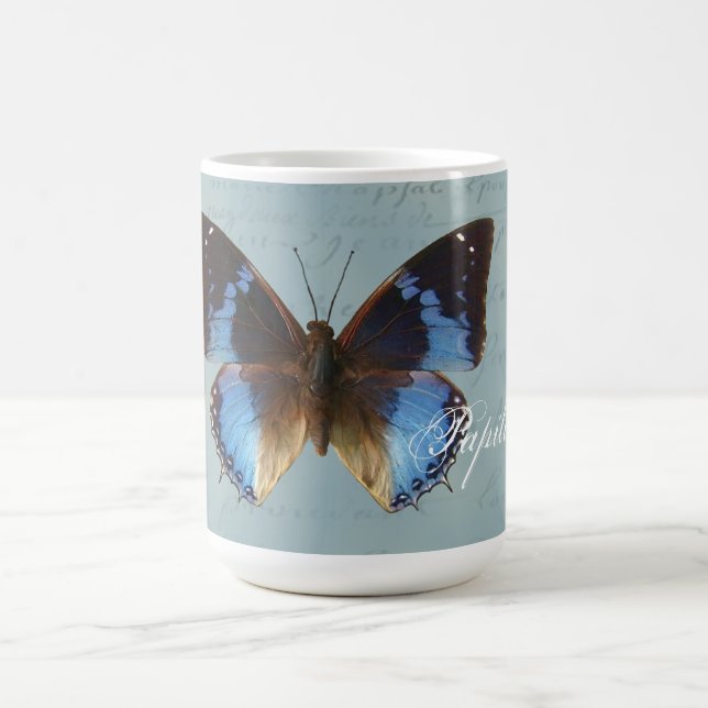 Caneca De Café Papillon bleu (Centro)