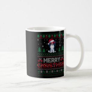 Caneca De Café Papillon Dog Amava a Árvore de Natal Santa Hemita