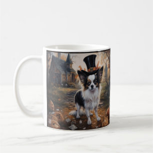 Caneca De Café Papillon Pumpkins Halloween Scary