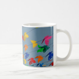 Caneca De Café papillons multicolores